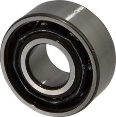 SKF - 30mm Bore Diam, 72mm OD, Open Angular Contact Radial Ball Bearing - 30.2mm Wide, 2 Rows, Round Bore, 29,000 Lb Static Capacity, 41,600 Lb Dynamic Capacity - Best Tool & Supply