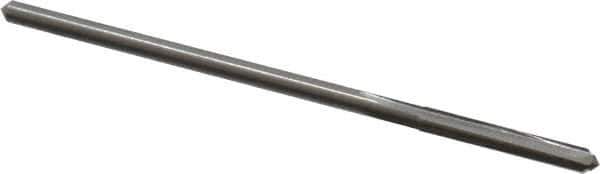 Hertel - 0.0745" Solid Carbide 4 Flute Chucking Reamer - Straight Flute, 0.0745" Straight Shank, 1/2" Flute Length, 1-3/4" OAL - Best Tool & Supply