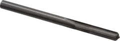 Hertel - 0.216" Solid Carbide 4 Flute Chucking Reamer - Straight Flute, 0.216" Straight Shank, 1" Flute Length, 3" OAL - Best Tool & Supply