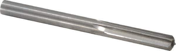 Hertel - 0.276" Solid Carbide 6 Flute Chucking Reamer - Straight Flute, 0.276" Straight Shank, 1-1/8" Flute Length, 3-1/4" OAL - Best Tool & Supply