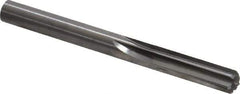 Hertel - 19/64" Solid Carbide 6 Flute Chucking Reamer - Straight Flute, 19/64" Straight Shank, 1-1/8" Flute Length, 3-1/4" OAL - Best Tool & Supply