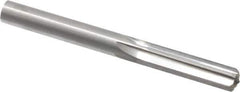 Hertel - 0.341" Solid Carbide 6 Flute Chucking Reamer - Straight Flute, 0.341" Straight Shank, 1-1/4" Flute Length, 3-1/2" OAL - Best Tool & Supply