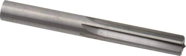 Hertel - 0.452" Solid Carbide 6 Flute Chucking Reamer - Straight Flute, 0.452" Straight Shank, 1-3/8" Flute Length, 4" OAL - Best Tool & Supply