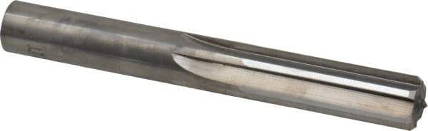 Hertel - 1/2" Solid Carbide 6 Flute Chucking Reamer - Straight Flute, 1/2" Straight Shank, 1-1/2" Flute Length, 4" OAL - Best Tool & Supply