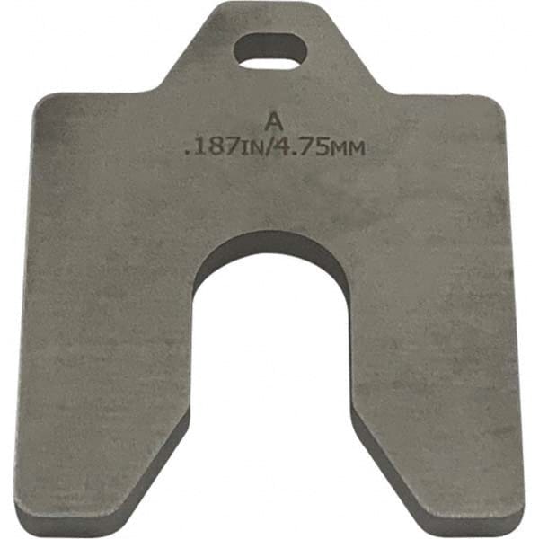 Maudlin Products - Metal Shim Stock Type: Slotted Shim Material: Stainless Steel - Best Tool & Supply