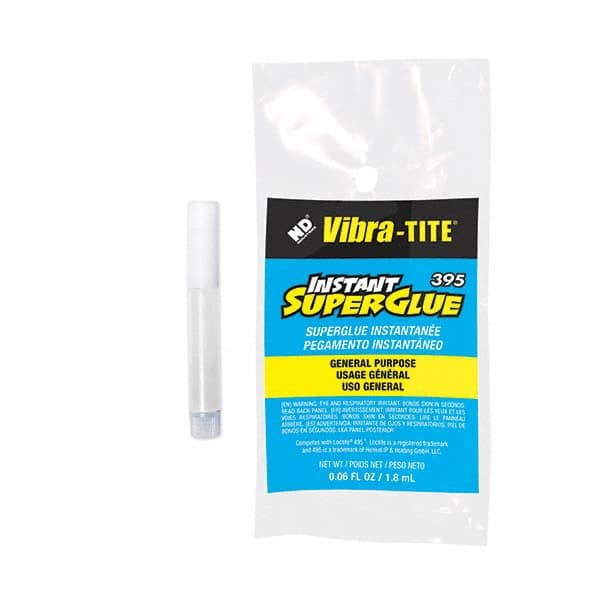 Vibra-Tite - 1.8 mL Tube, General Purpose, Clear Instant Adhesive - Best Tool & Supply