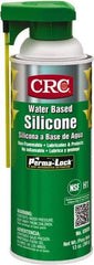 CRC - 16 oz Aerosol Silicone Lubricant - White, 0°F to 400°F, Food Grade - Best Tool & Supply