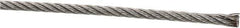 Value Collection - 3/32" Diam, Aircraft Cable - 920 Lb Breaking Strength, 7 x 7 Strand Core - Best Tool & Supply