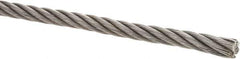 Value Collection - 3/8" Diam, Steel Wire Rope - 10,980 Lb Breaking Strength, 6 x 19 IWRC - Best Tool & Supply