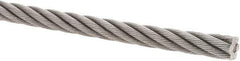 Value Collection - 1/2" Diam, Steel Wire Rope - 20,700 Lb Breaking Strength, 6 x 19 IWRC - Best Tool & Supply