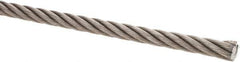 Value Collection - 3/8" Diam, Steel Wire Rope - 10,980 Lb Breaking Strength, 6 x 37 IWRC - Best Tool & Supply