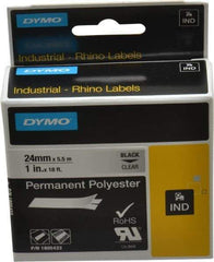 Dymo - 1" Wide x 216" Long, Clear Polyester Label Printer Cartridge - For RHINO 6000, 6500 - Best Tool & Supply