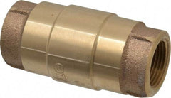 Strataflo - 3/4" Brass Check Valve - Inline, FNPT x FNPT, 200 WOG - Best Tool & Supply