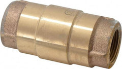 Strataflo - 3/4" Brass Check Valve - Inline, FNPT x FNPT, 400 WOG - Best Tool & Supply