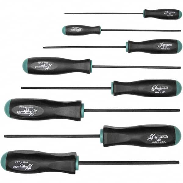 Bondhus - Screwdriver Sets Screwdriver Types Included: Torx Number of Pieces: 8 - Best Tool & Supply