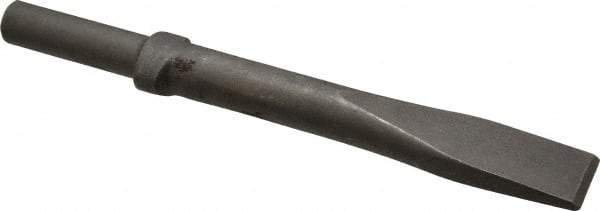 Ingersoll-Rand - 1" Head Width, 9" OAL, 3/4" Shank Diam, Flat Chisel - Round Drive, Round Shank, Steel - Best Tool & Supply