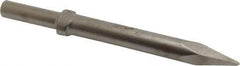 Ingersoll-Rand - 9" OAL, 0.7" Shank Diam, Moil Point Chisel - Round Drive, Round Shank, Steel - Best Tool & Supply