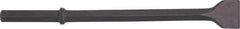 Ingersoll-Rand - 3" Head Width, 14" OAL, 1" Shank Diam, Scaling Chisel - Hex Drive, Hex Shank, Steel - Best Tool & Supply