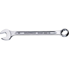 Combination Wrenches; Handle Type: Ergonomic; I-Beam; Tool Type: Metric; Head Type: Offset; Box End Type: 12-Point; Wrench Size (mm): 55.00; Material: Chrome Alloy Steel; Finish: Chrome-Plated; Head Offset Angle: 15; Opening Angle: 15; Overall Length (Dec