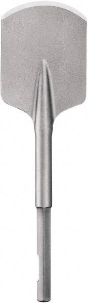 DeWALT - 4" Head Width, 4-1/2" OAL, 3/4" Shank Diam, Spade Chisel - Hex Drive, Hex Shank, Steel - Best Tool & Supply