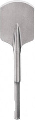 DeWALT - 4" Head Width, 4-1/2" OAL, 3/4" Shank Diam, Spade Chisel - Hex Drive, Hex Shank, Steel - Best Tool & Supply