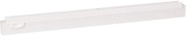 Vikan - 20" Rubber Blade Squeegee Refill - Double Edge, White, Plastic Holder - Best Tool & Supply