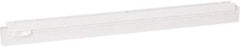 Vikan - 20" Rubber Blade Squeegee Refill - Double Edge, White, Plastic Holder - Best Tool & Supply