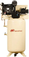 Ingersoll-Rand - 7.5 hp, 80 Gal Stationary Electric Vertical Air Compressor - Three Phase, 175 Max psi, 24 CFM, 460 Volt - Best Tool & Supply