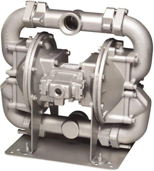 SandPIPER - Air Operated Diaphragm Pump - Buna Diaphragm, Aluminum Housing - Best Tool & Supply