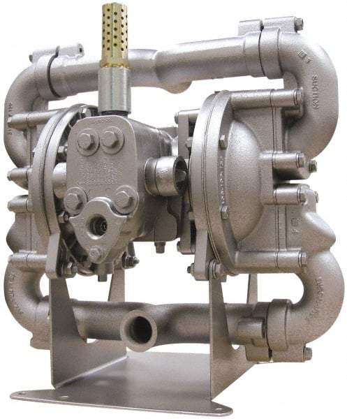 SandPIPER - Air Operated Diaphragm Pump - Neoprene Diaphragm, Aluminum Housing - Best Tool & Supply