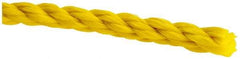 Value Collection - 1,200' Max Length Polypropylene Twisted Rope - 1/4" Diam, 141 Lb Capacity - Best Tool & Supply