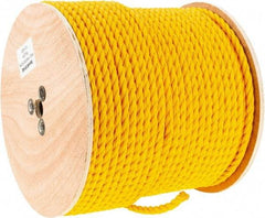 Value Collection - 600' Max Length Polypropylene Twisted Rope - 1/2" Diam, 472 Lb Capacity - Best Tool & Supply