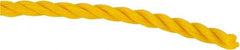 Value Collection - 1,200' Max Length Polypropylene Twisted Rope - 3/16" Diam, 81 Lb Capacity - Best Tool & Supply