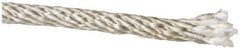 Value Collection - 1,000' Max Length Polyester Solid Braid Rope - 7/32" Diam, 118 Lb Capacity - Best Tool & Supply