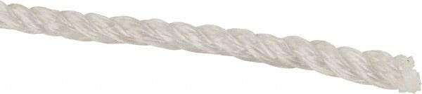 Value Collection - 1,200' Max Length Polyester Twisted Rope - 1/4" Diam, 165 Lb Capacity - Best Tool & Supply