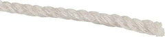 Value Collection - 1,200' Max Length Polyester Twisted Rope - 1/4" Diam, 165 Lb Capacity - Best Tool & Supply