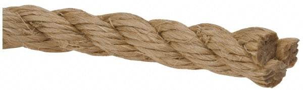 Value Collection - 500' Max Length Sisal Twisted Rope - 3/4" Diam, 432 Lb Capacity - Best Tool & Supply