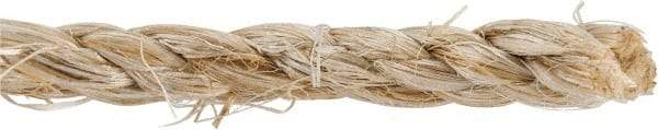 Value Collection - 2,400' Max Length Sisal Twisted Rope - 1/4" Diam, 48 Lb Capacity - Best Tool & Supply