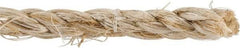 Value Collection - 2,400' Max Length Sisal Twisted Rope - 1/4" Diam, 48 Lb Capacity - Best Tool & Supply