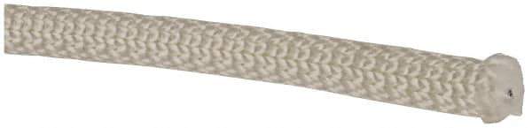 Made in USA - 100' Max Length Nylon Solid Braid Rope - 3/8" Diam, 124 Lb Capacity - Best Tool & Supply