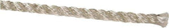 Value Collection - 1,200' Max Length Nylon Twisted Rope - 1/4" Diam, 186 Lb Capacity - Best Tool & Supply