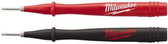 Milwaukee Tool - Red/Black Electrical Test Equipment Probe - Use with 2205-20, 2206-20, 2207-20, 2216-20, 2217-20, 2235-20, 2236-20, 2237-20, 2238-21 & 2239-21 Milwaukee Meters - Best Tool & Supply