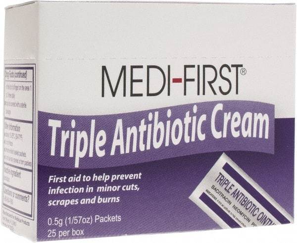 Medique - (25) 1/57 oz Wound Care Ointment - Comes in Box, Antibiotic and Triple Antibiotic Ointment - Best Tool & Supply