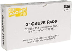 Medique - 3" Long x 3" Wide, General Purpose Pad - Yellow - Best Tool & Supply