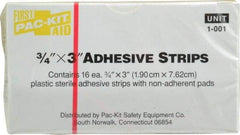 Medique - 3" Long x 3/4" Wide, General Purpose Self-Adhesive Bandage - Yellow, Plastic Bandage - Best Tool & Supply