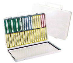 Medique - 31 & 36 Piece, 36 Person, Refill for Industrial First Aid Kit - 13-11/16" Wide x 2-3/4" Deep x 9-1/4" High, Plastic Case - Best Tool & Supply