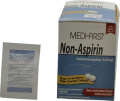 Medique - Medi-First Non-Aspirin Tablets - Headache & Pain Relief - Best Tool & Supply