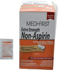 Medique - Medi-First Extra-Strength Non-Aspirin Tablets - Headache & Pain Relief - Best Tool & Supply