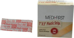 Medique - 3" Long x 1" Wide, General Purpose Self-Adhesive Bandage - Plastic Bandage - Best Tool & Supply