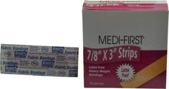 Medique - 3" Long x 7/8" Wide, General Purpose Self-Adhesive Bandage - Woven Fabric Bandage, Latex Free - Best Tool & Supply